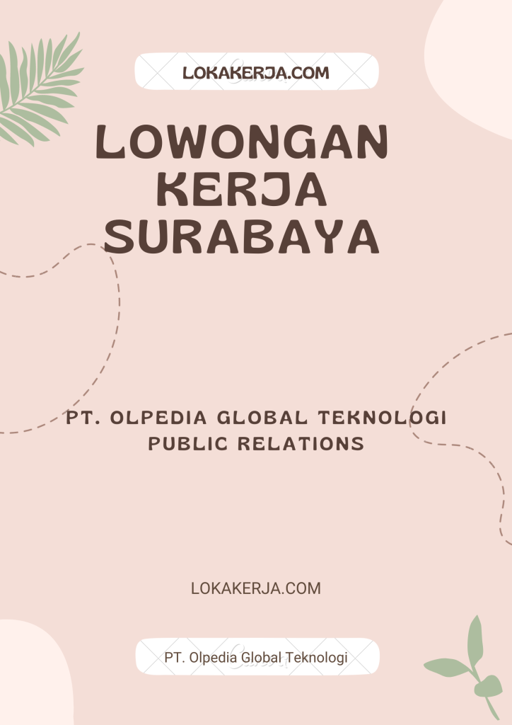 Lowongan Kerja Surabaya Public Relations